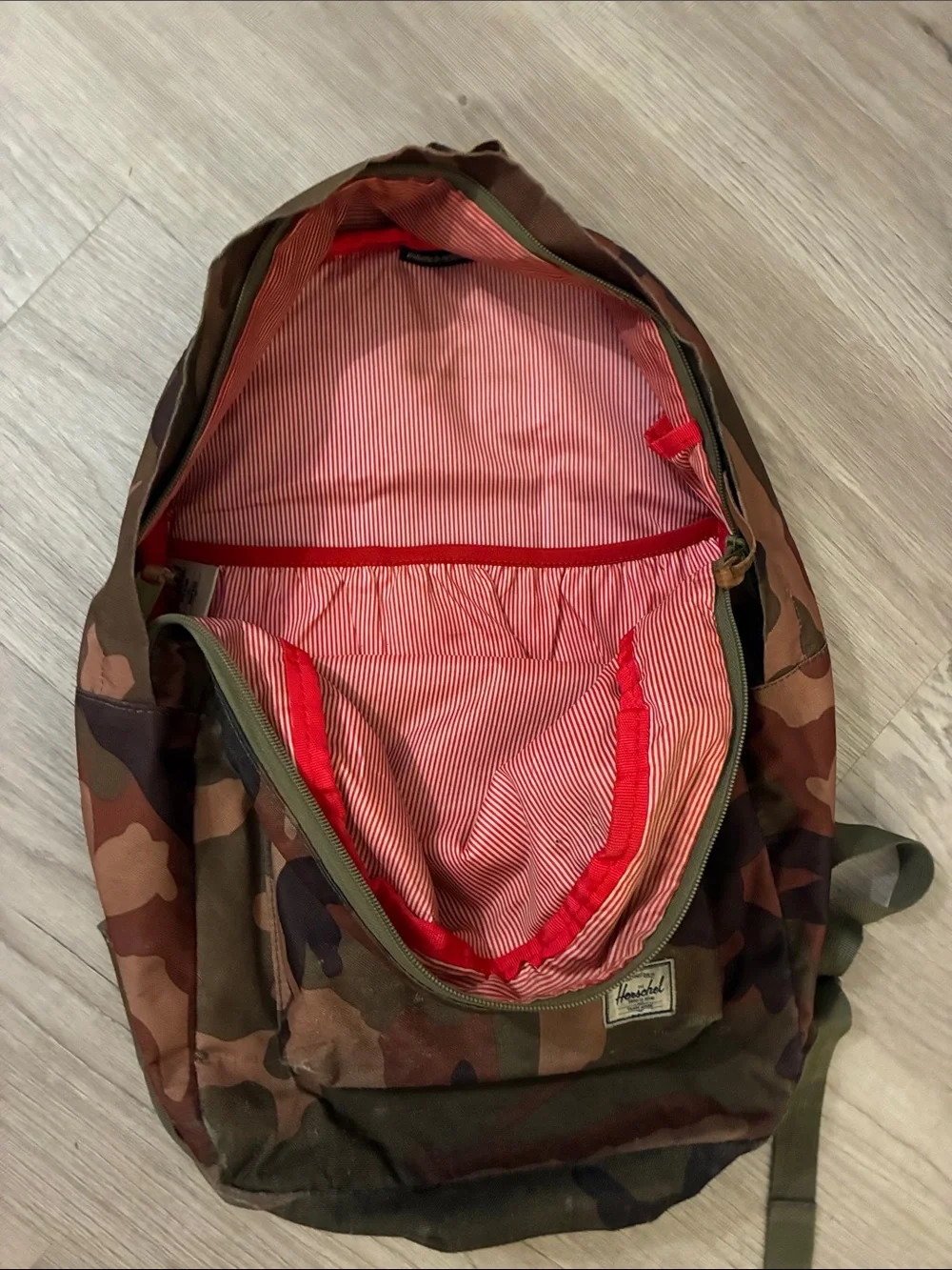 Herschel Supply Company Woodland Camo Backpack in Brown & Green